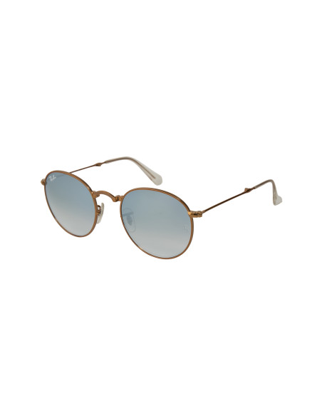 Ray Ban Rb3532 198/9u Round Metal Folding Cobre Espejo Icon | Sunni...
