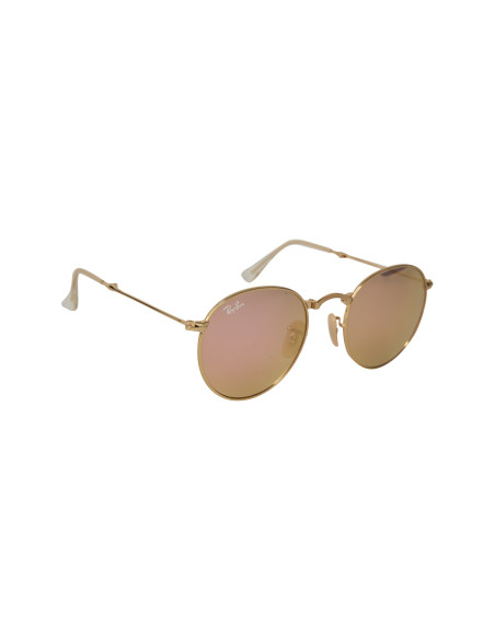 Ray Ban Rb3532 001/z2 Round Metal Folding Dorado | Sunnies.uno