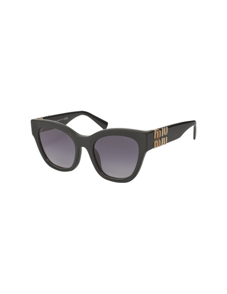 Miu Miu MU 01YS 1AB-5D1 Square shape Black Gold