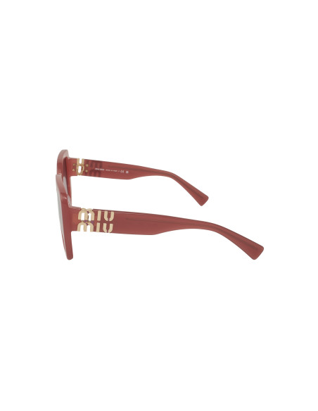 Miu Miu MU 10Y 10M-07P Square shape Cognac Opal