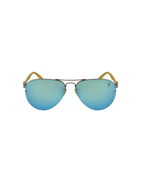 Ray Ban Rb3460M F003H0 Aviator Scuderia Ferrari Azul Amarillo