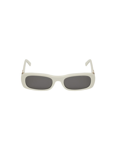Miu Miu MU 08Z 142-5S0 rectangle shape White Gold