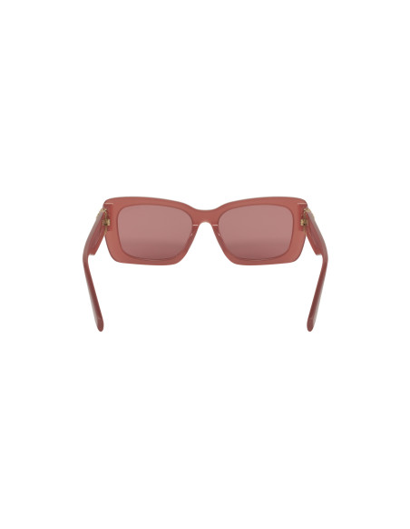 Miu Miu MU 07YS 10M-08S Square Shape Cognac Opal