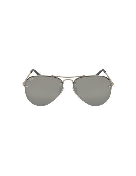 Ray Ban RB3449 003/30 Aviator Gris espejo Plateado | Sunnies.uno