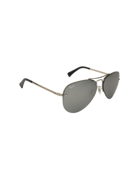 Ray Ban RB3449 003/30 Aviator Gris espejo Plateado | Sunnies.uno