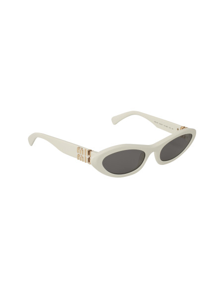 Miu Miu MU 09YS 142-5S0 Oval Shape White Black