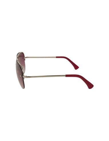 Ray Ban RB3449 91280T Aviator Vino degradado Plata