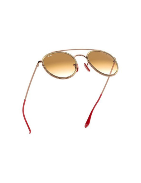 Ray Ban RB3647M F03251 Round Duble Bridge Scuderia Ferrari Cafe deg...