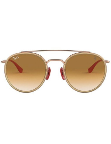 Ray Ban RB3647M F03251 Round Duble Bridge Scuderia Ferrari Cafe deg...