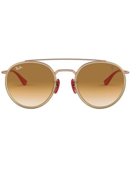 Ray Ban RB3647M F03251 Round Duble Bridge Scuderia Ferrari Cafe deg...