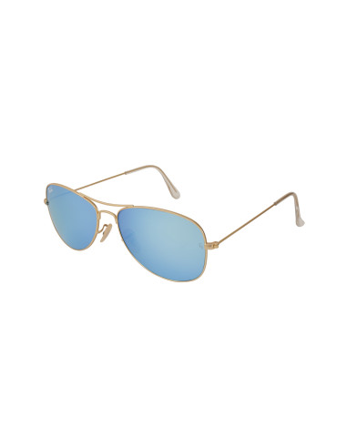 Ray Ban Rb3362 112/17 Cockpit Azul Espejo Dorado Gota P1 | Sunnies.uno