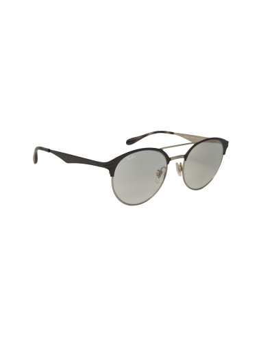 Ray Ban Rb3545 9004/11 Round Double Brigde Grande Gris Negro | Sunn...
