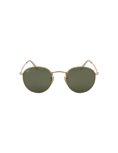Ray Ban Rb3447 001 Round Metal Negro G-15 Dorado Original | Sunnies...