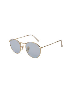 Ray Ban Rb3447 001/62 Round Metal Azul Transparente Dorado | Sunnie...