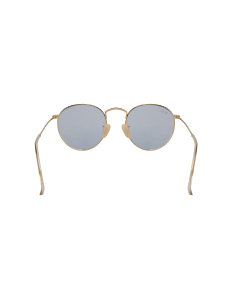 Ray Ban Rb3447 001/62 Round Metal Azul Transparente Dorado | Sunnie...