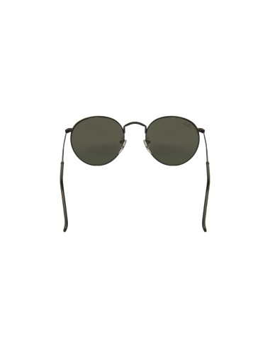 Ray Ban RB3447 002/30 Round Metal Negro Plata Espejo Original | Sun...