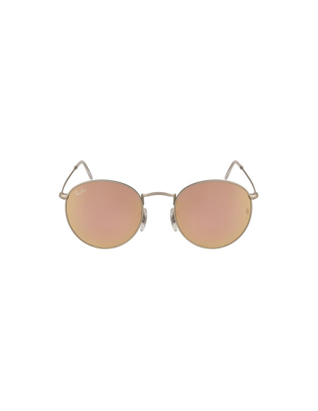 Ray Ban RB3447 019/Z2 Round Metal Plata Terracota Espejo