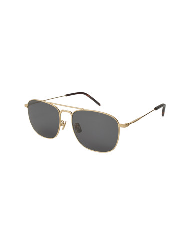 SAINT LAURENT SL 309M 004 Pilot Square Shape Gold Black