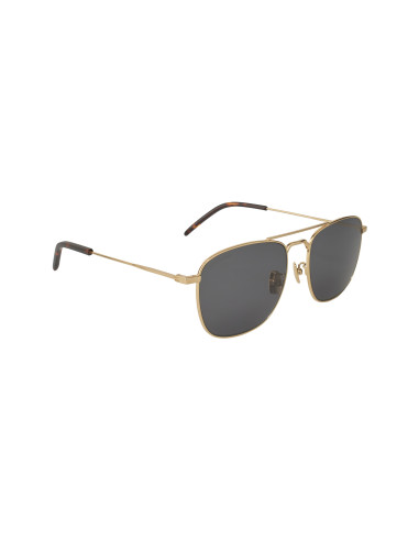 SAINT LAURENT SL 309M 004 Pilot Square Shape Gold Black