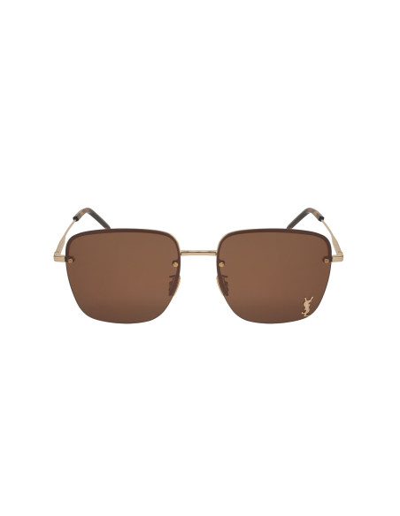 SAINT LAURENT SL 312M 008 Square Shape Coffe Sin accesorios