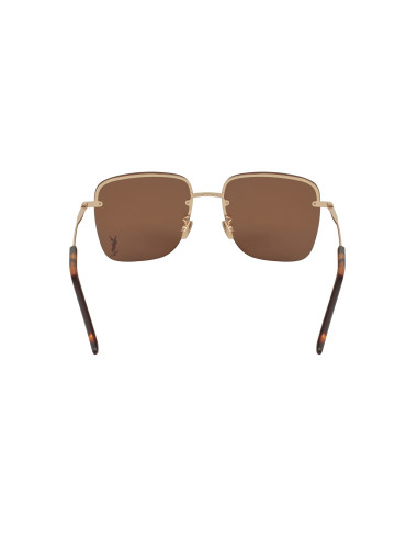 SAINT LAURENT SL 312M 008 Square Shape Coffe Sin accesorios