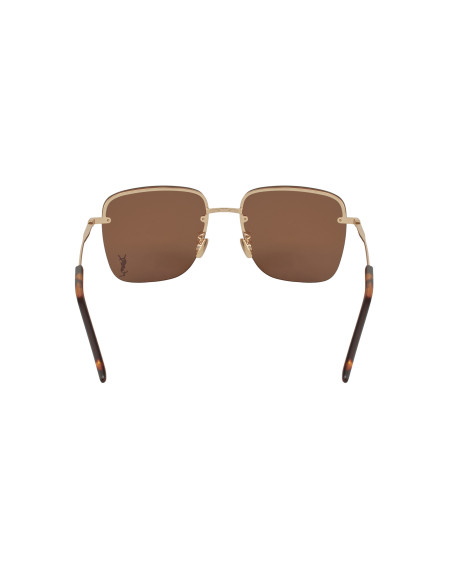 SAINT LAURENT SL 312M 008 Square Shape Coffe Sin accesorios