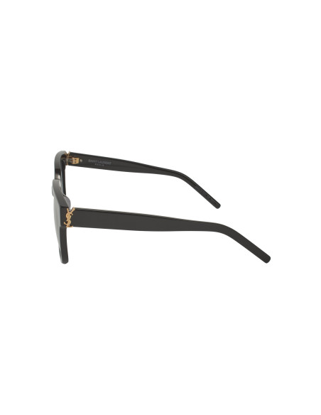 SAINT LAURENT SL M40 003 Square Shape Shiny Black