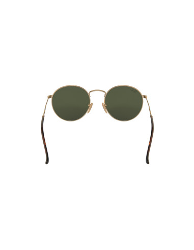 Ray Ban Rb3447N 001/8o Round Metal Flat Lila Espejo Dorado | Sunnie...