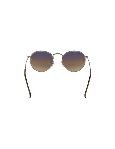 Ray Ban Rb3447n 004/51 Round Metal Flat Cafe Degradado Icon | Sunni...