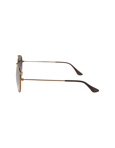 Ray Ban Rb3540 198/7x Round Double Bridge Lila Espejo Bronce | Sunn...