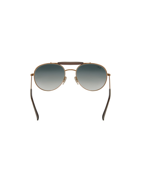 Ray Ban Rb3540 198/7x Round Double Bridge Lila Espejo Bronce | Sunn...