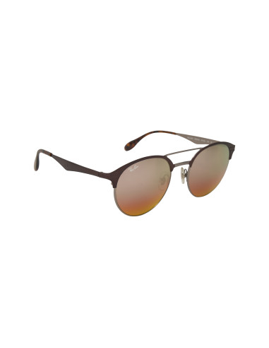 Ray Ban Rb3545 9006/a8 Round Double Brigde Grande Rosa Rojo | Sunni...
