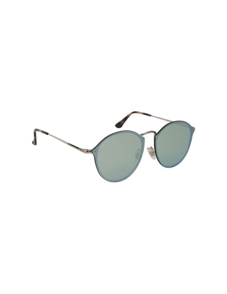 Ray Ban Rb3574n 003/30 Round Metal Blaze Plata Espejo Gris | Sunnie...