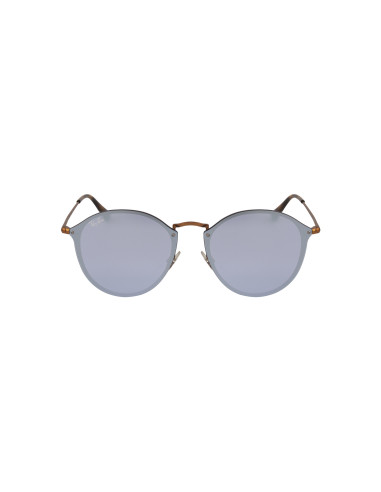 Ray Ban Rb3574n 9035/1u Round Metal Blaze Lila Espejo Bronce | Sunn...