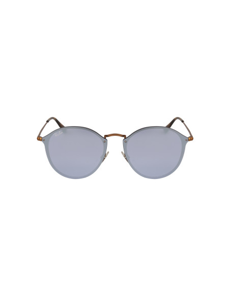 Ray Ban Rb3574n 9035/1u Round Metal Blaze Lila Espejo Bronce | Sunn...