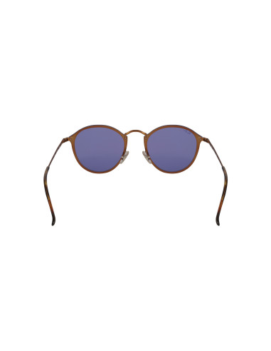 Ray Ban Rb3574n 9035/1u Round Metal Blaze Lila Espejo Bronce | Sunn...
