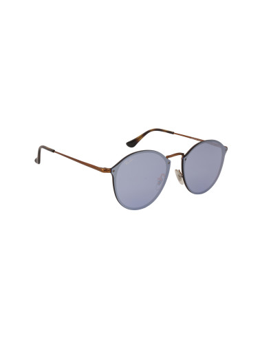 Ray Ban Rb3574n 9035/1u Round Metal Blaze Lila Espejo Bronce | Sunn...