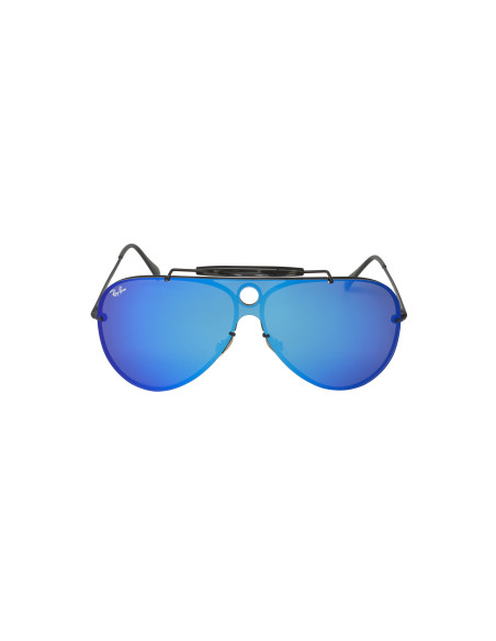 Ray Ban Rb3581n 153/7v Aviator Shooter Blaze Azul Espejo | Sunnies.uno