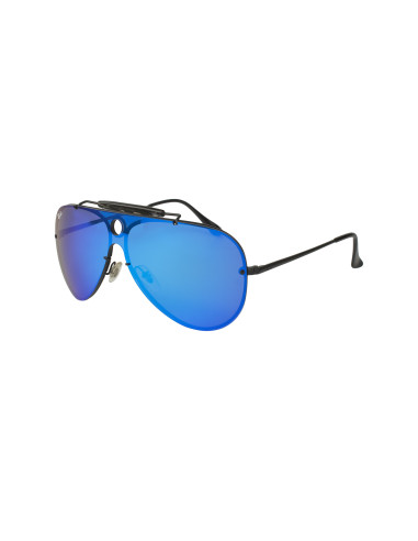 Ray Ban Rb3581n 153/7v Aviator Shooter Blaze Azul Espejo | Sunnies.uno