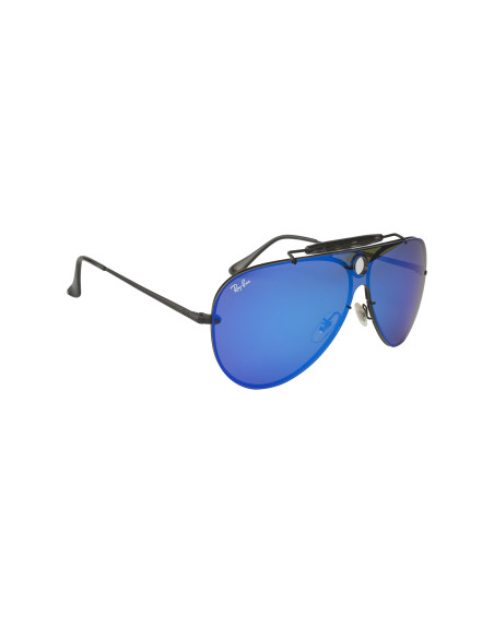 Ray Ban Rb3581n 153/7v Aviator Shooter Blaze Azul Espejo | Sunnies.uno
