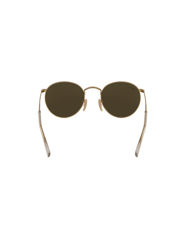 Ray Ban Rb3447 112/17 Round Metal Azul Espejo Dorado Icon | Sunnies...
