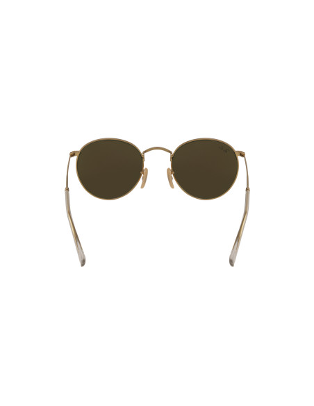 Ray Ban Rb3447 112/17 Round Metal Azul Espejo Dorado Icon | Sunnies...