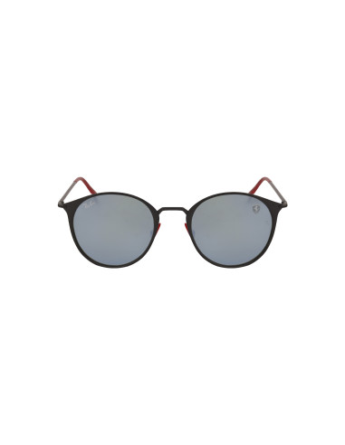Ray Ban Rb3602m F02230 Round Scuderia Ferrari Plata Espejo | Sunnie...