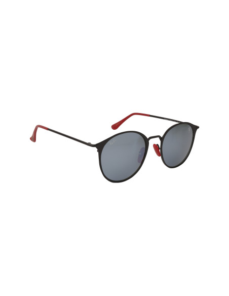 Ray Ban Rb3602m F02230 Round Scuderia Ferrari Plata Espejo | Sunnie...