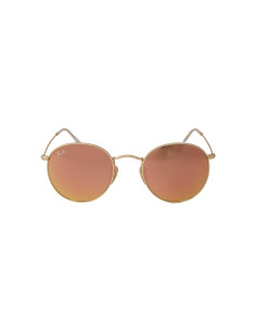 Ray Ban Rb3447 112/z2 Round Metal Rosa Espejo Dorado | Sunnies.uno 2