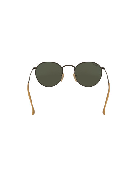Ray Ban Rb3447 167/2K Round Metal Vino Espejo Bronce | Sunnies.uno