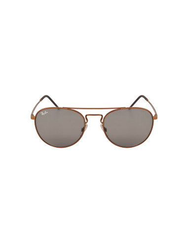 Ray Ban RB3589 9146/1 Round Gris transparente Bronce | Sunnies.uno