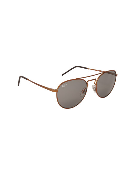 Ray Ban RB3589 9146/1 Round Gris transparente Bronce | Sunnies.uno