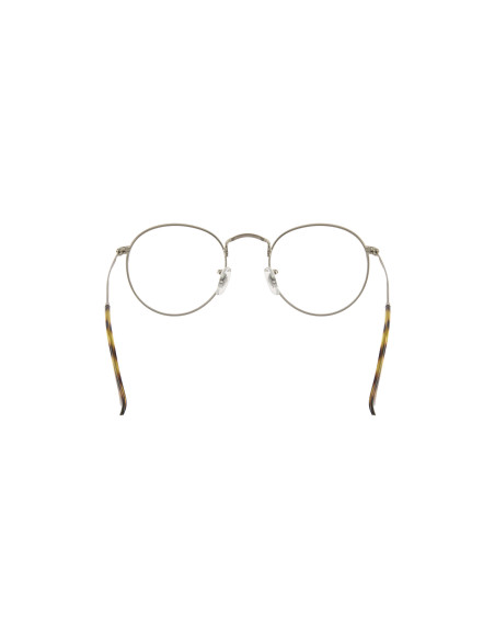 Ray Ban Rb3447v 2970 Round Metal Optics Blue Silver Original | Sunn...