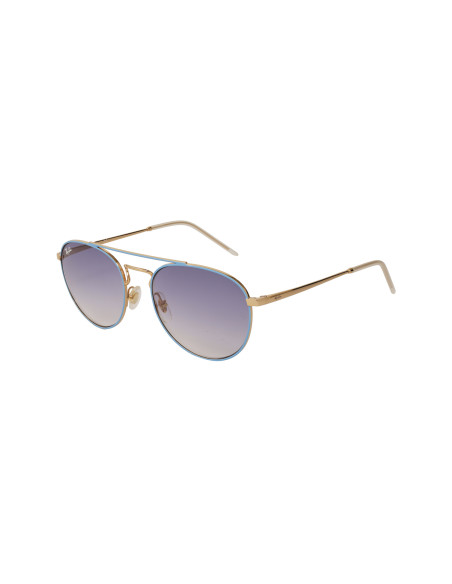 Ray Ban RB3589 9057I9 Round Azul Degradado Dorado | Sunnies.uno